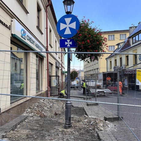 Przebudowa ul. Grunwaldzkiej [październik 2023] - fot 15